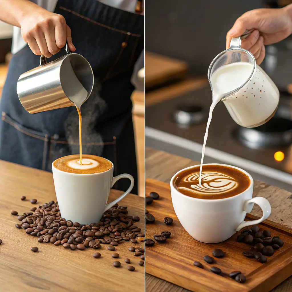What's the Difference Between a White Coffee and a Latte? 15 Quick Differences 2 brewing latte vs white coffee