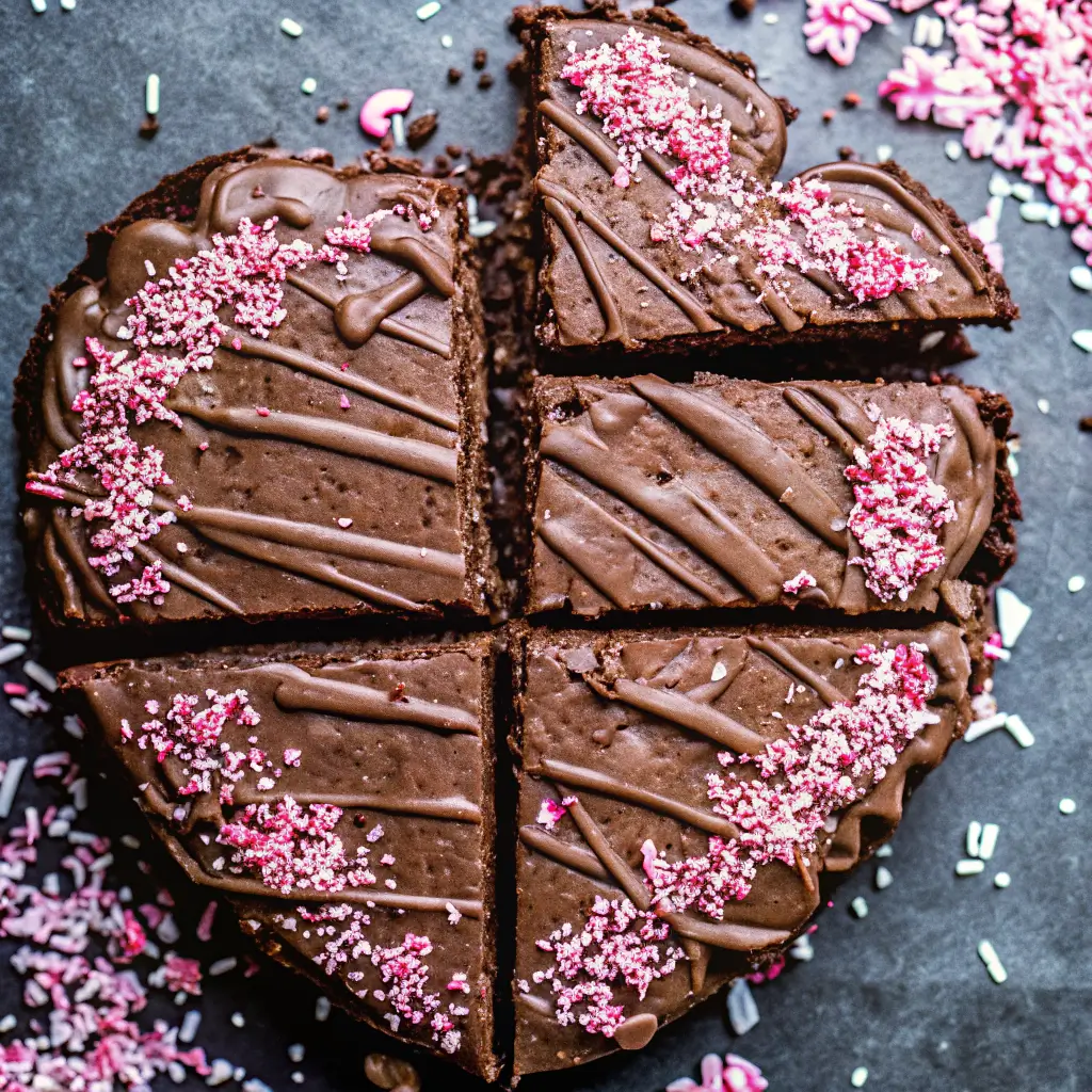 How Much Does a 6 Inch Heart Cake Serve? 4 heart shaped cake cutted in pieces