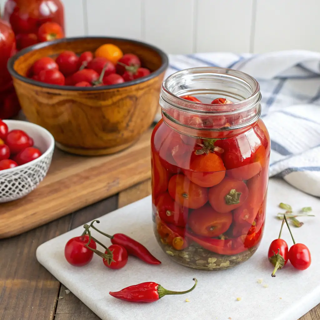 How Hot are Cherry Bomb Peppers? 4 pickling cherry bomb peppers
