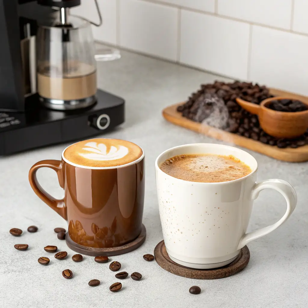 What's the Difference Between a White Coffee and a Latte? 15 Quick Differences 3 roasting latte coffee vs white coffee
