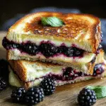 Blackberry Balsamic & Brie Grilled Cheese