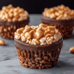 Chocolate Peanut Butter Rice Krispie Cups