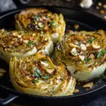 Garlic Roasted Cabbage Steaks