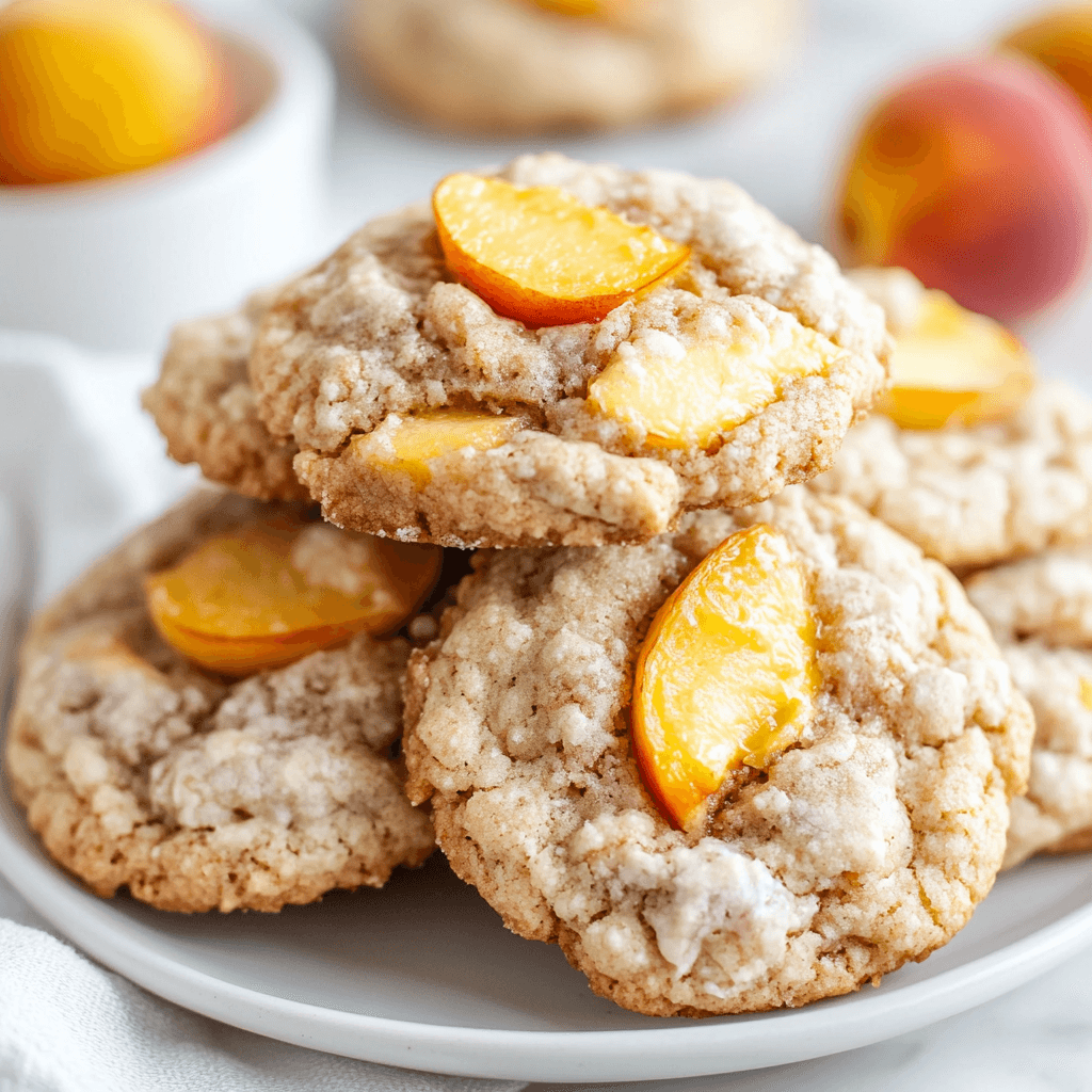 Peach Cobbler Cookies