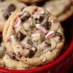 peppermint Chocolate Chip Cookies