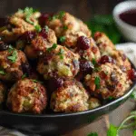 Cranberry Turkey Stuffing Balls