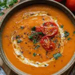 Creamy Roasted Garlic Tomato Soup