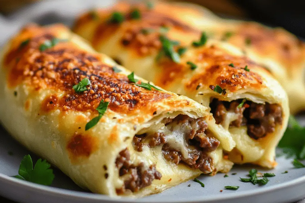 Keto Philly Cheesesteak Rolls