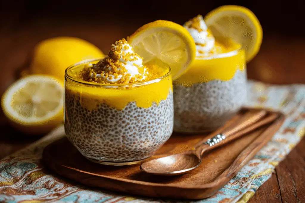 Lemon Cream Chia Pudding