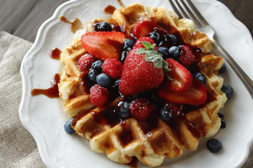 vegan waffles