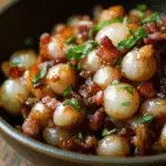 Caramelized Pearl Onions with Bacon