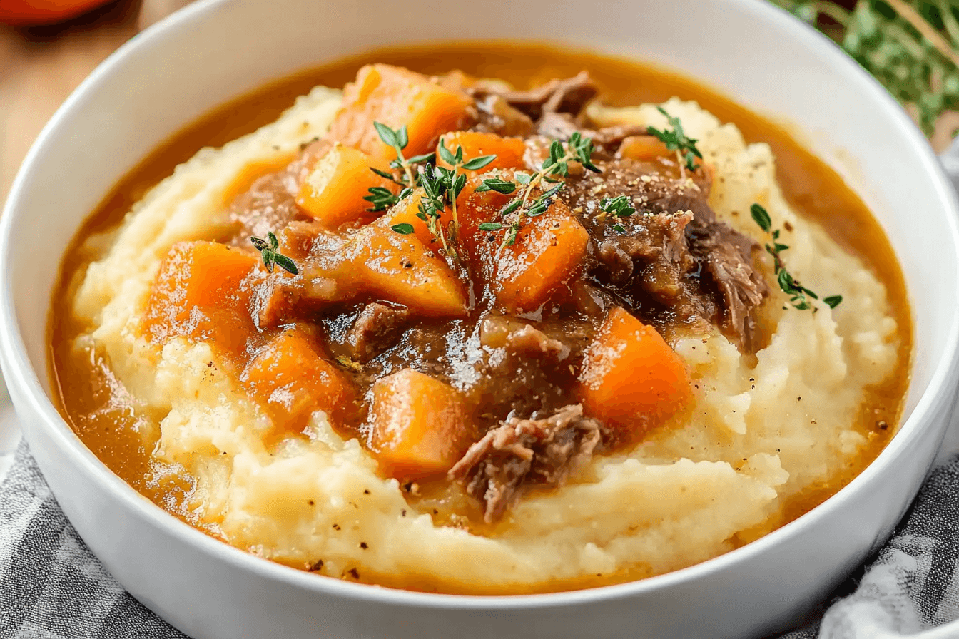 Fall Apple Cider Stew Mash
