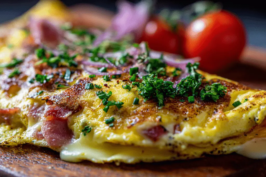 Ham and Cheese Omelette