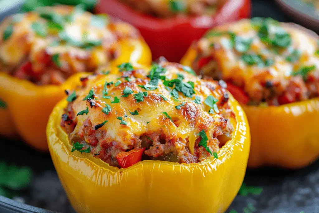 Keto Stuffed Bell Peppers