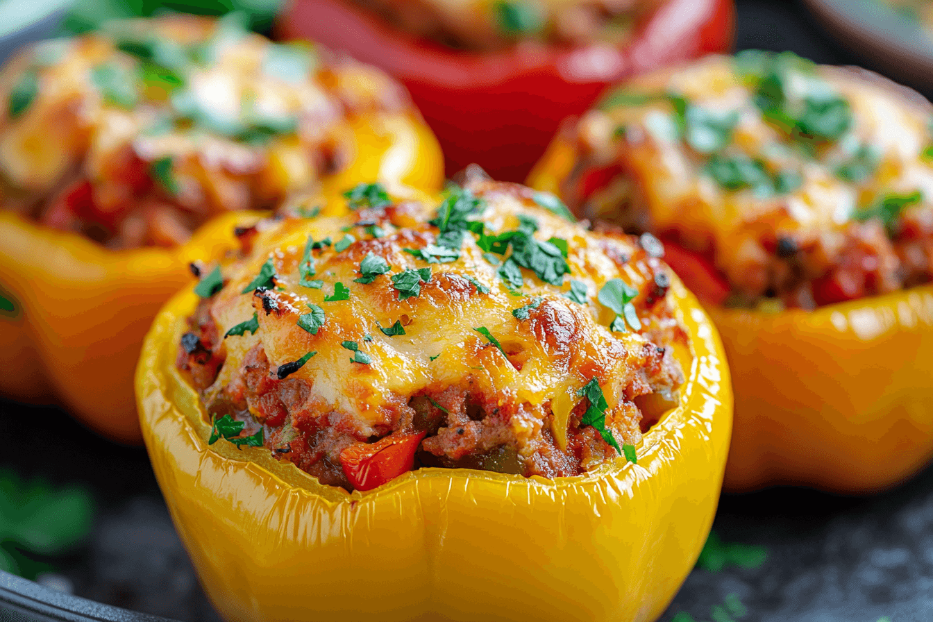Keto Stuffed Bell Peppers