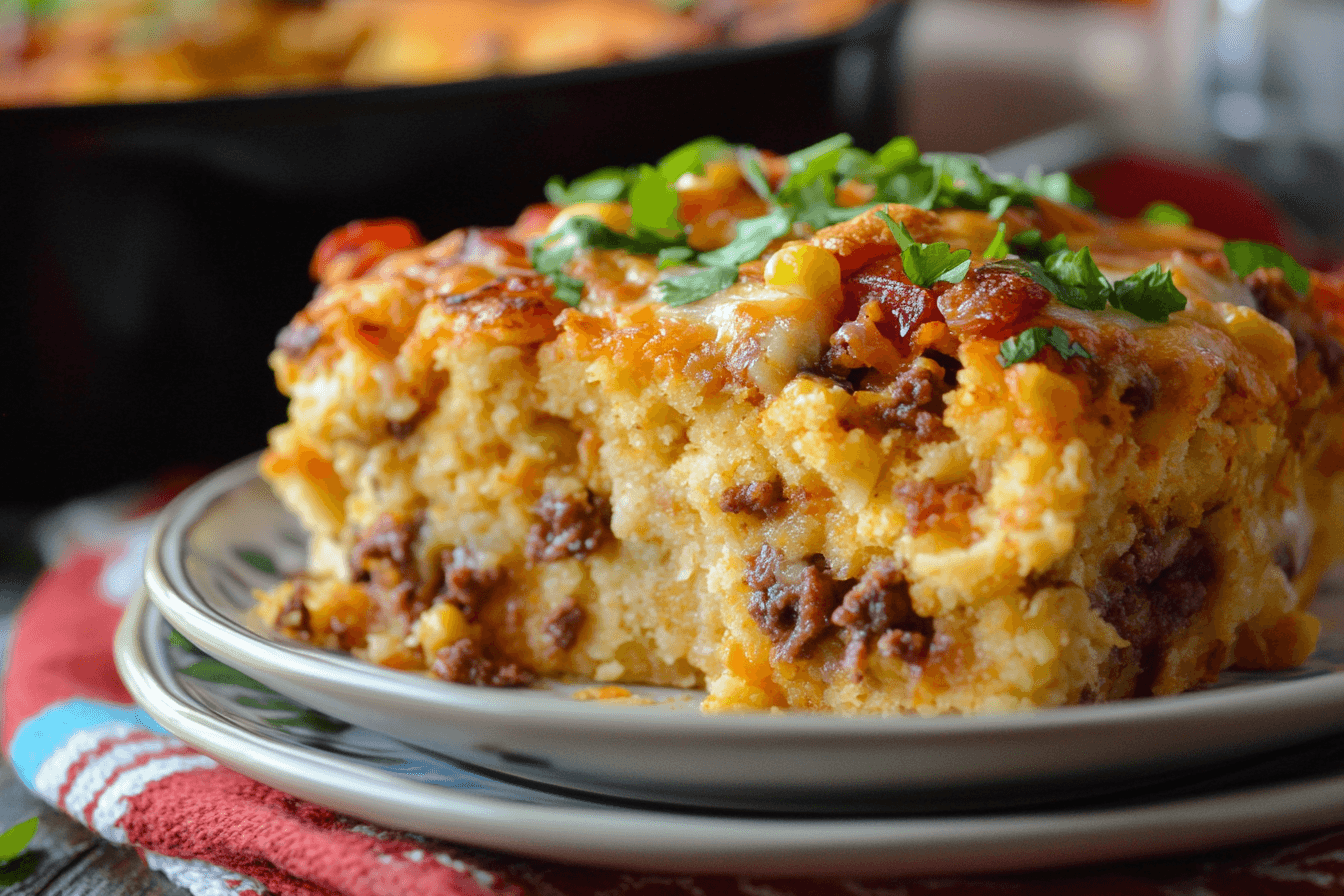 Loaded Cornbread Casserole
