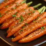 Maple Mustard Roasted Carrots