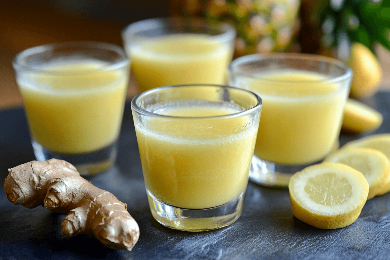 Pineapple Coconut Ginger Shots