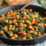 Spanish Spinach with Chickpeas
