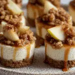 Apple Crisp Cheesecake Bites
