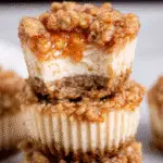 Apple Crisp Mini Cheesecakes