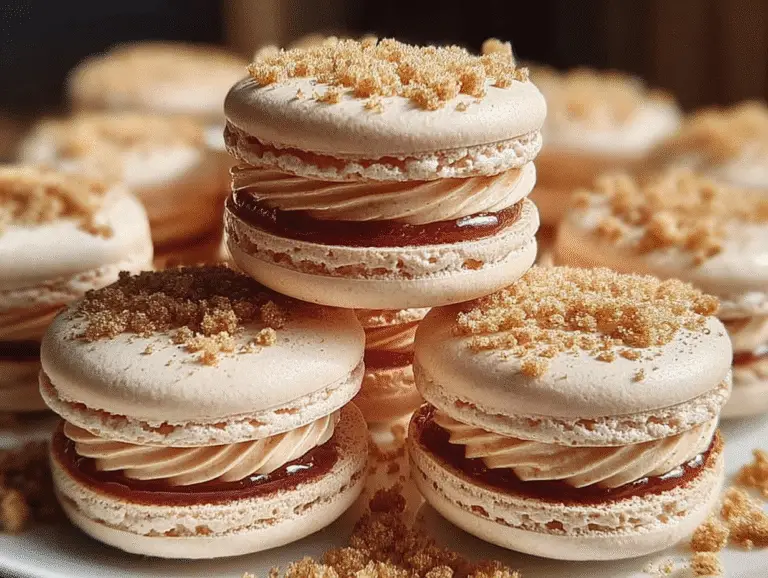 Apple Pie Macarons