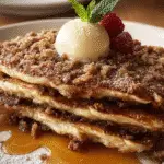 Brown Sugar & Cinnamon Streusel Pancakes