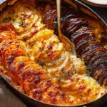 Cheesy Root Vegetable Gratin