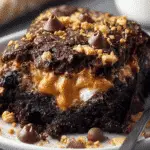 Chocolate Peanut Butter Dump Cake