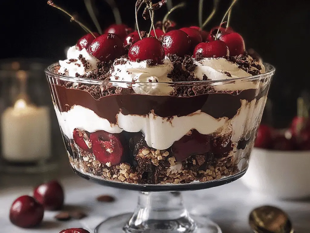 Christmas Black Forest Trifle