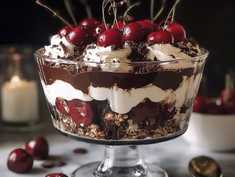 Christmas Black Forest Trifle