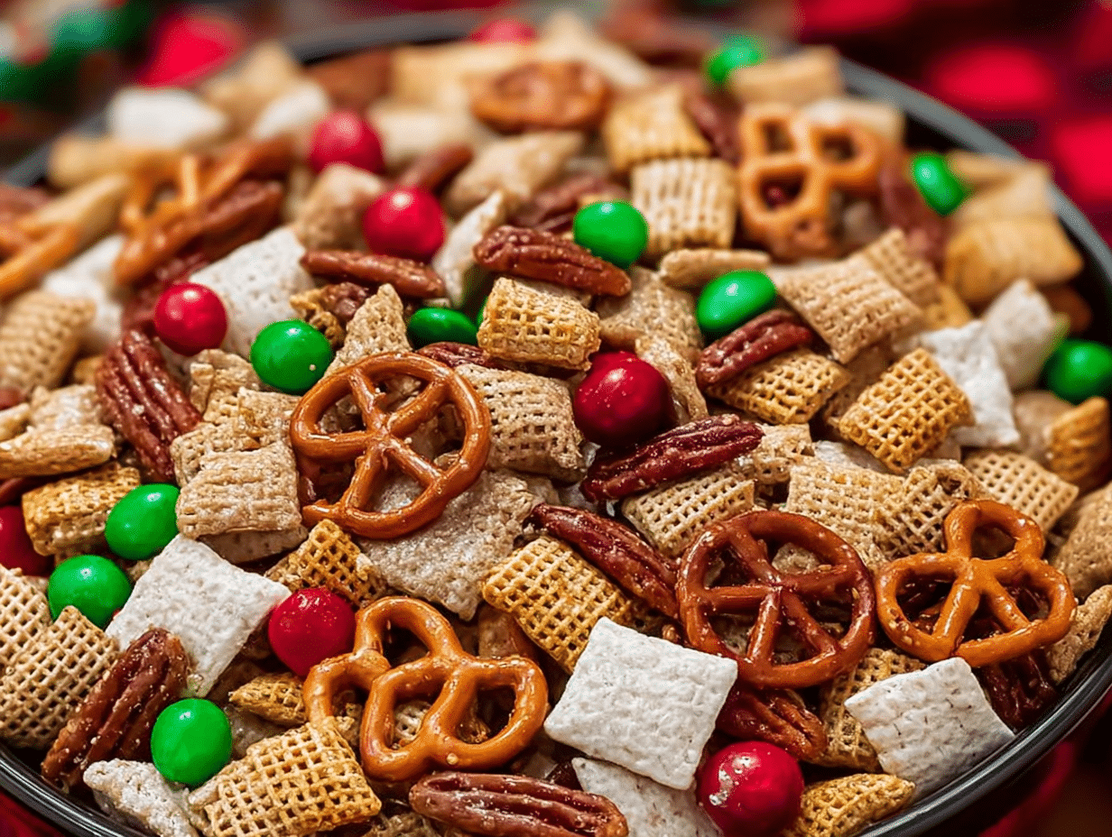 Christmas Chex mix