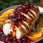 Cranberry Orange Glazed Turkey Breast