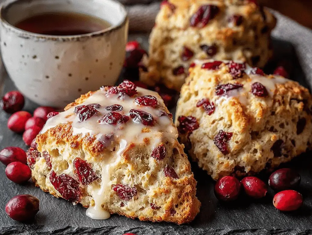 Cranberry Orange Maple Scones