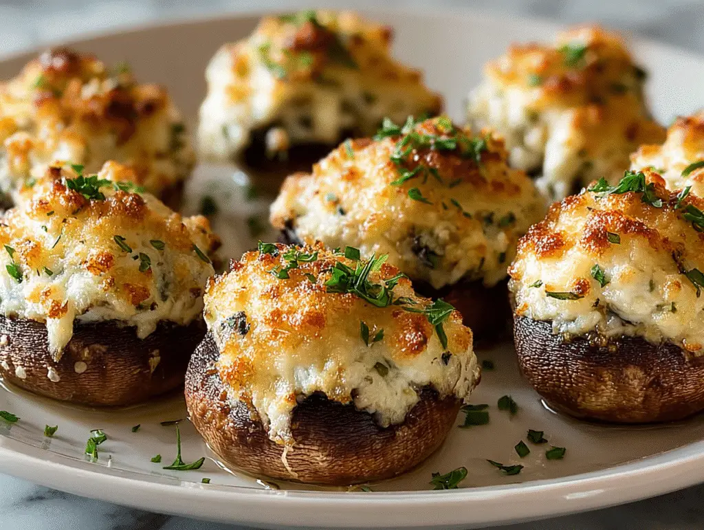 Cream Cheese Stuffed Mushrooms