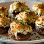 Cream Cheese Stuffed Mushrooms