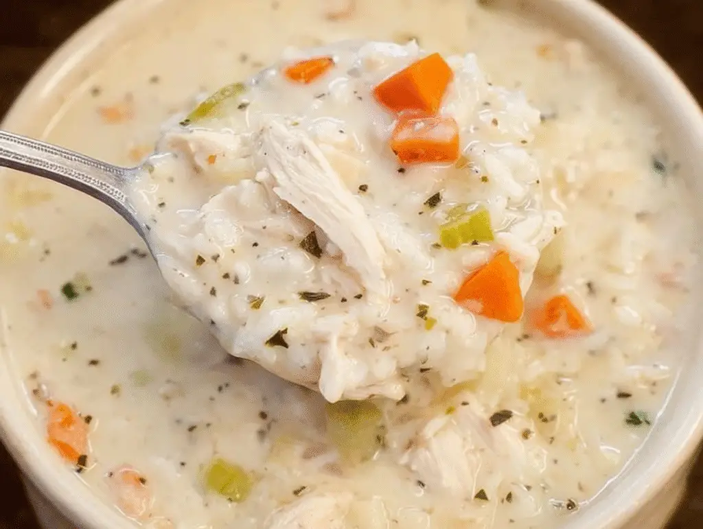 Creamy Chicken and Rice Soup