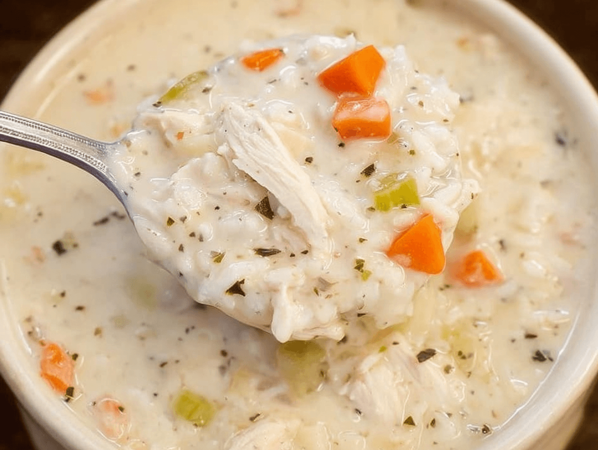 Creamy Chicken and Rice Soup