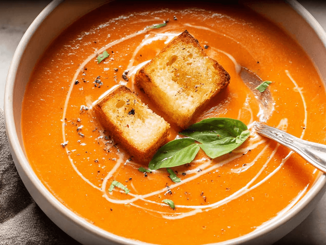 Creamy Tomato Basil Soup