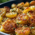 Crispy Garlic Skillet Potatoes