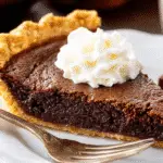 Dark Chocolate Chess Pie