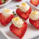 Deviled Strawberries with a Cheesecake Filling