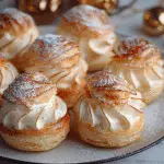 Dreamy Eggnog Cream Puffs Holiday Delight