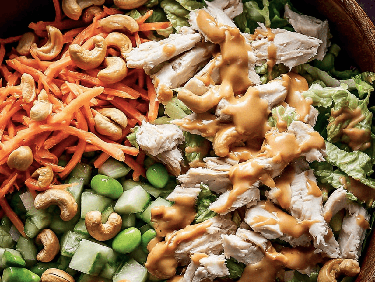 Easy Chicken Cashew Crunch Salad