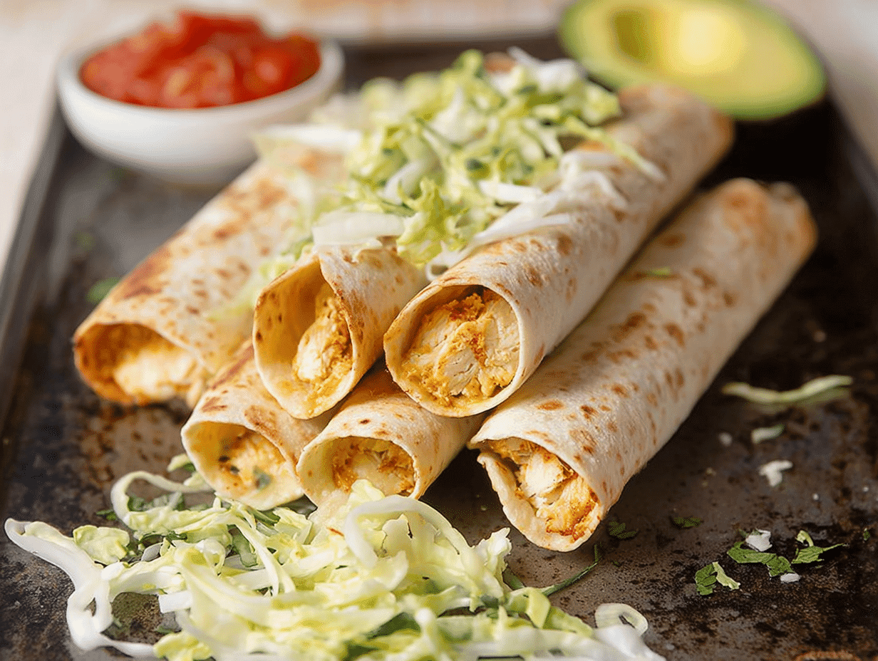 Easy Gluten-Free Chicken Taquitos Recipe