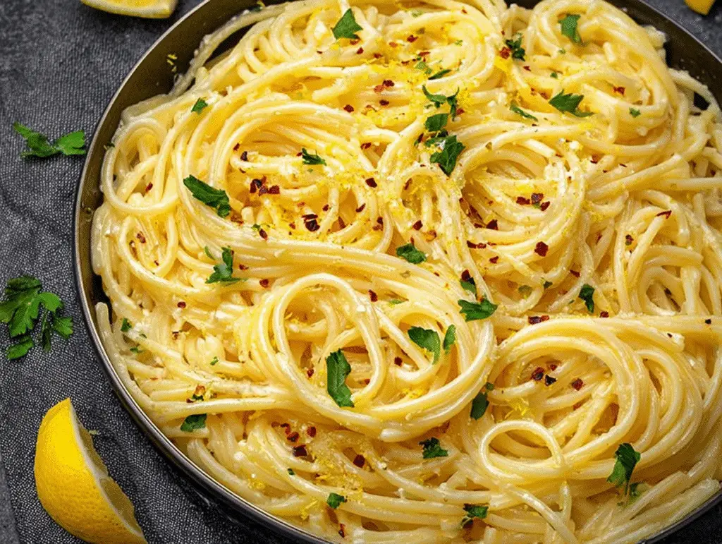 Easy Lemon Butter Linguine