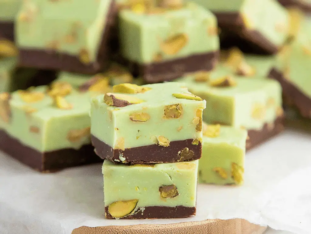 Easy Microwave Pistachio Fudge