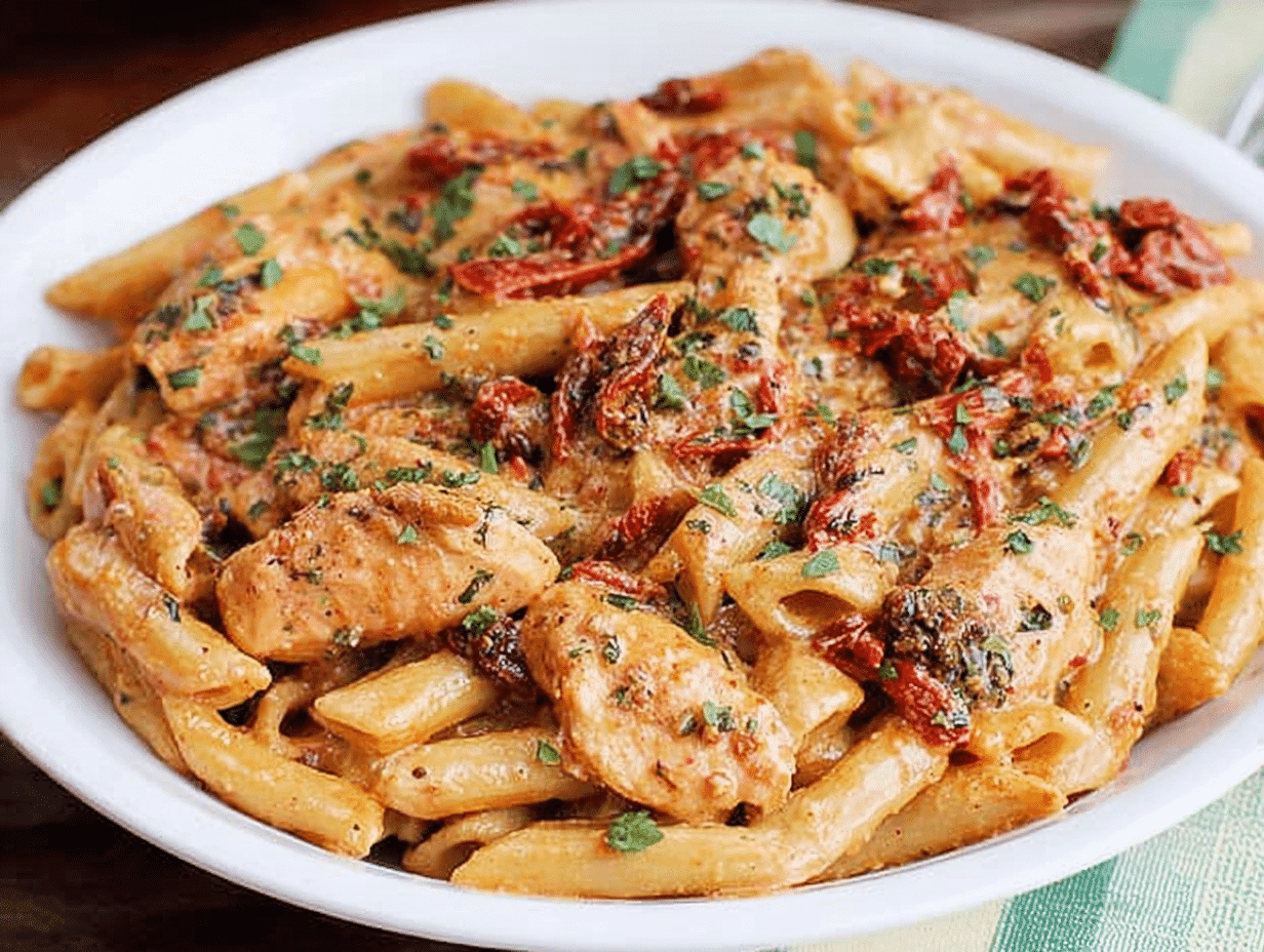 Easy Sun-Dried Tomato Chicken Pasta
