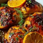 Easy Sweet and Savory Roasted Orange Chicken