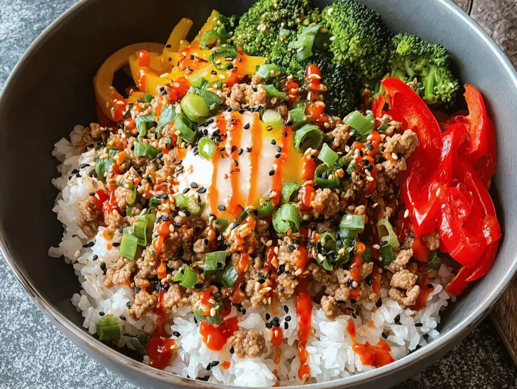Flavorful Ground Turkey Rice Bowls